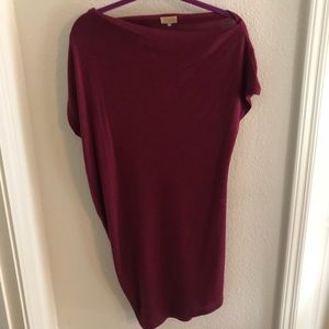 Piko 1988 soft sweater tunic dress short sleeve